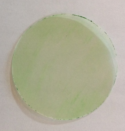 Poorly coloured circle