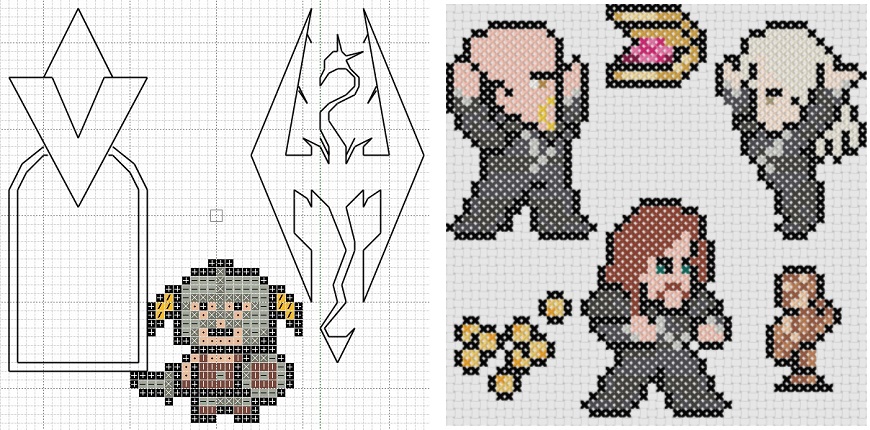 Skyrim stitch-a-long patterns