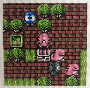 Cross Stitch scene from Adventures of Lolo 3