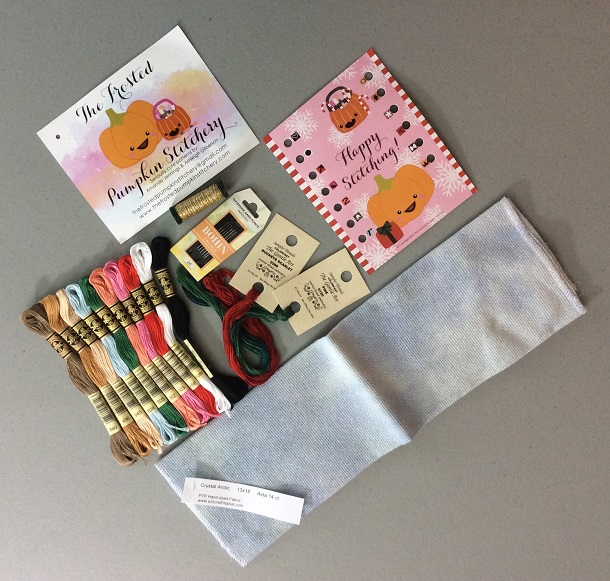 Frosted Pumpkin Christmas Kit Opened