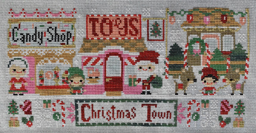 Christmas Town cross stitch