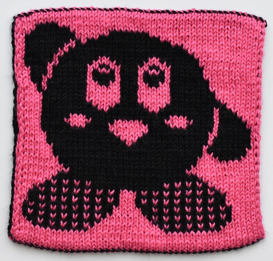 Double knit Kirby square